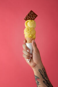 Fotografia de comida y producto, cono de helado, Karla Cordero Photography
